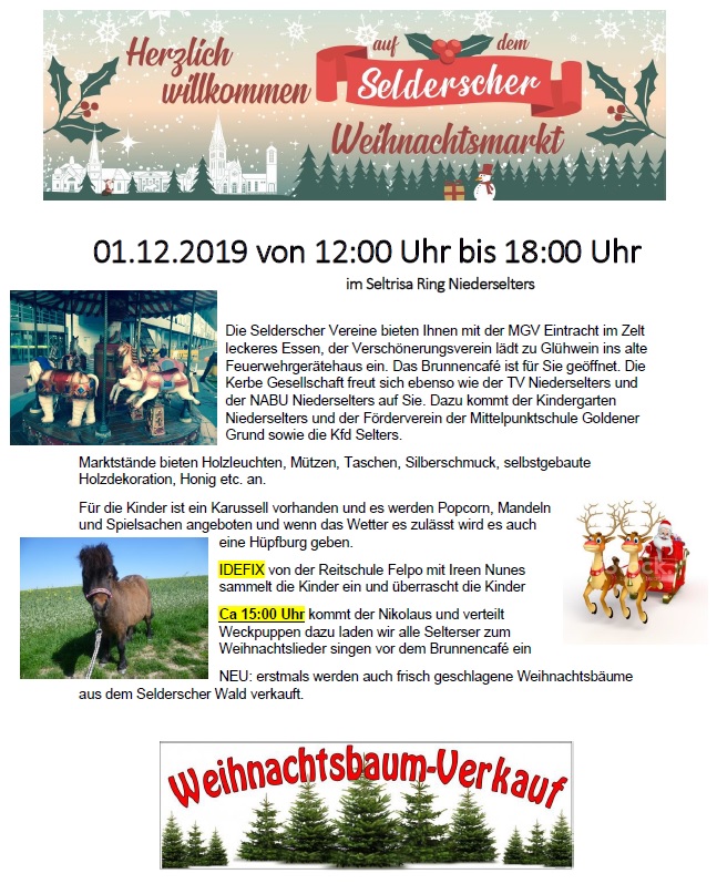 Weihnachtsmarkt Selters 2019